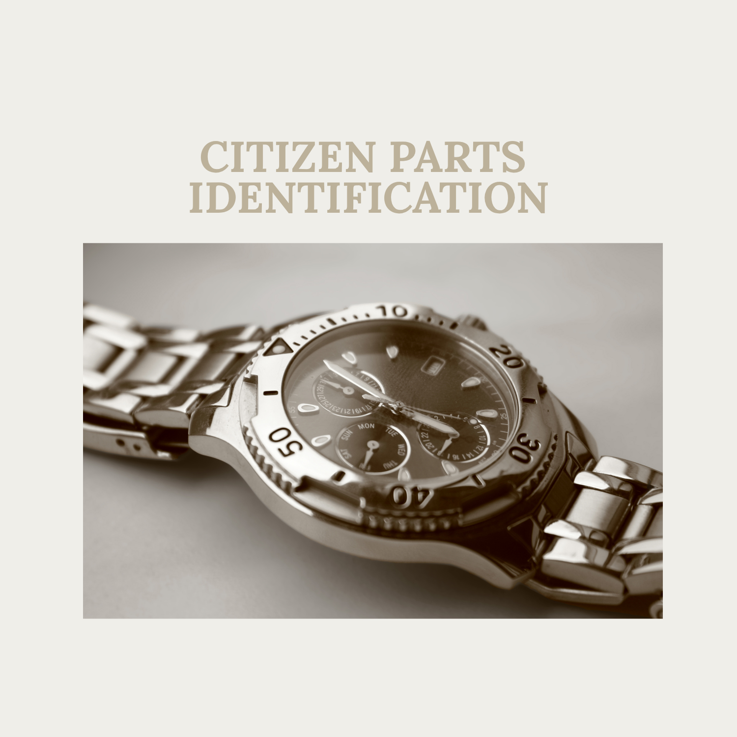 Can You Source a Part for My Citizen Watch?