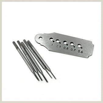 Jewellers Tools Taps & Dies department imagery