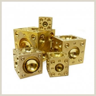 Brass Dapping Blocks department imagery