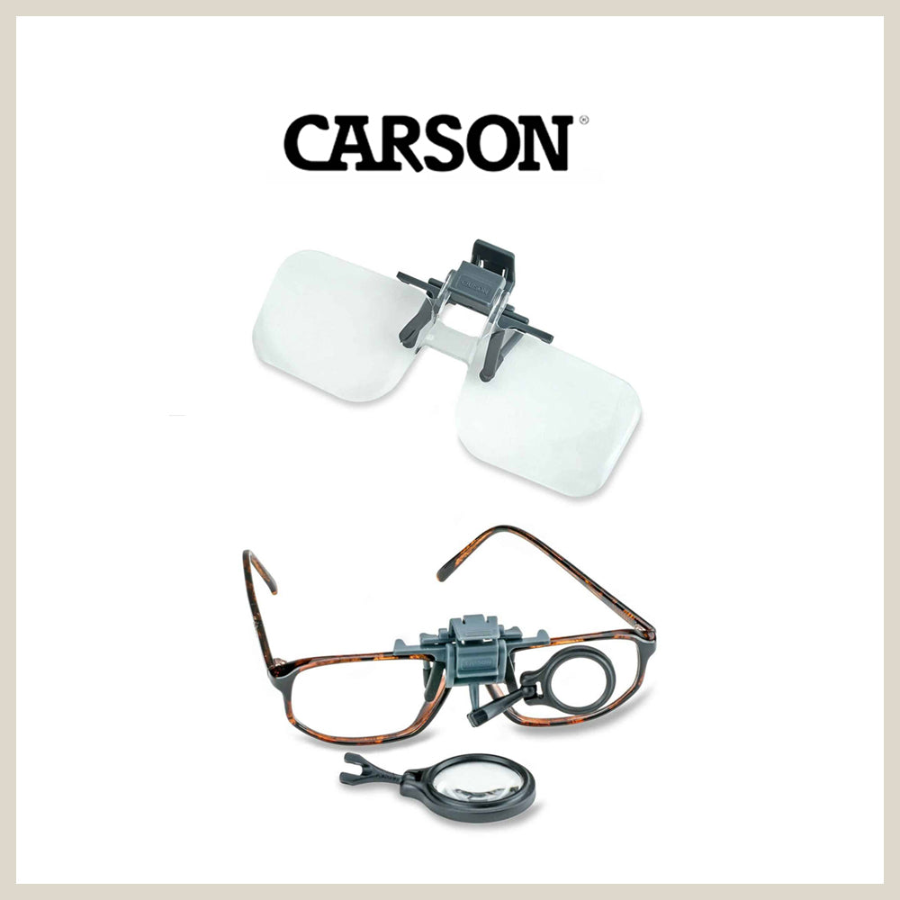 Carson Clip-On Lenses & Glasses