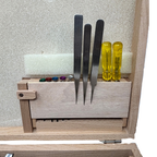Beginner Watchmaking Tool Kit in Wooden Box