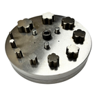 5 Petal Flower Disc Cutter (Set of 10 Punches)
