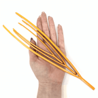 Bowed Shape Plastic Tweezers Set