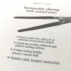 Beadsmith Hemostat Clamp Coated Jaw