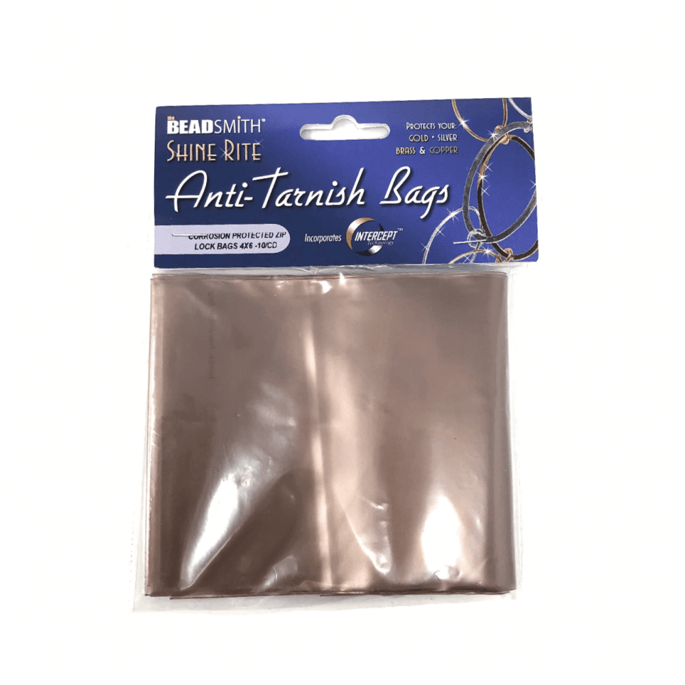 Beadsmith Anti-Tarnish Bags 4x6"