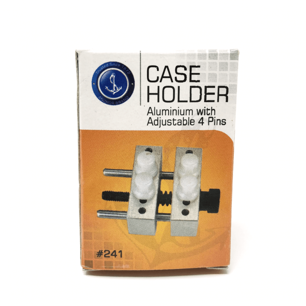 Adjustable Case Holder with Nylon Pegs