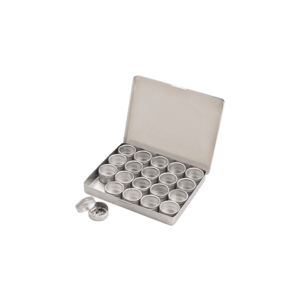 20 Aluminium Storage Tins