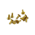 10x Brass Watch Dial Feet (Foot Diameter 0.79mm)