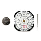Hattori VX43 Quartz Watch Movement (Day & Date at 3h)