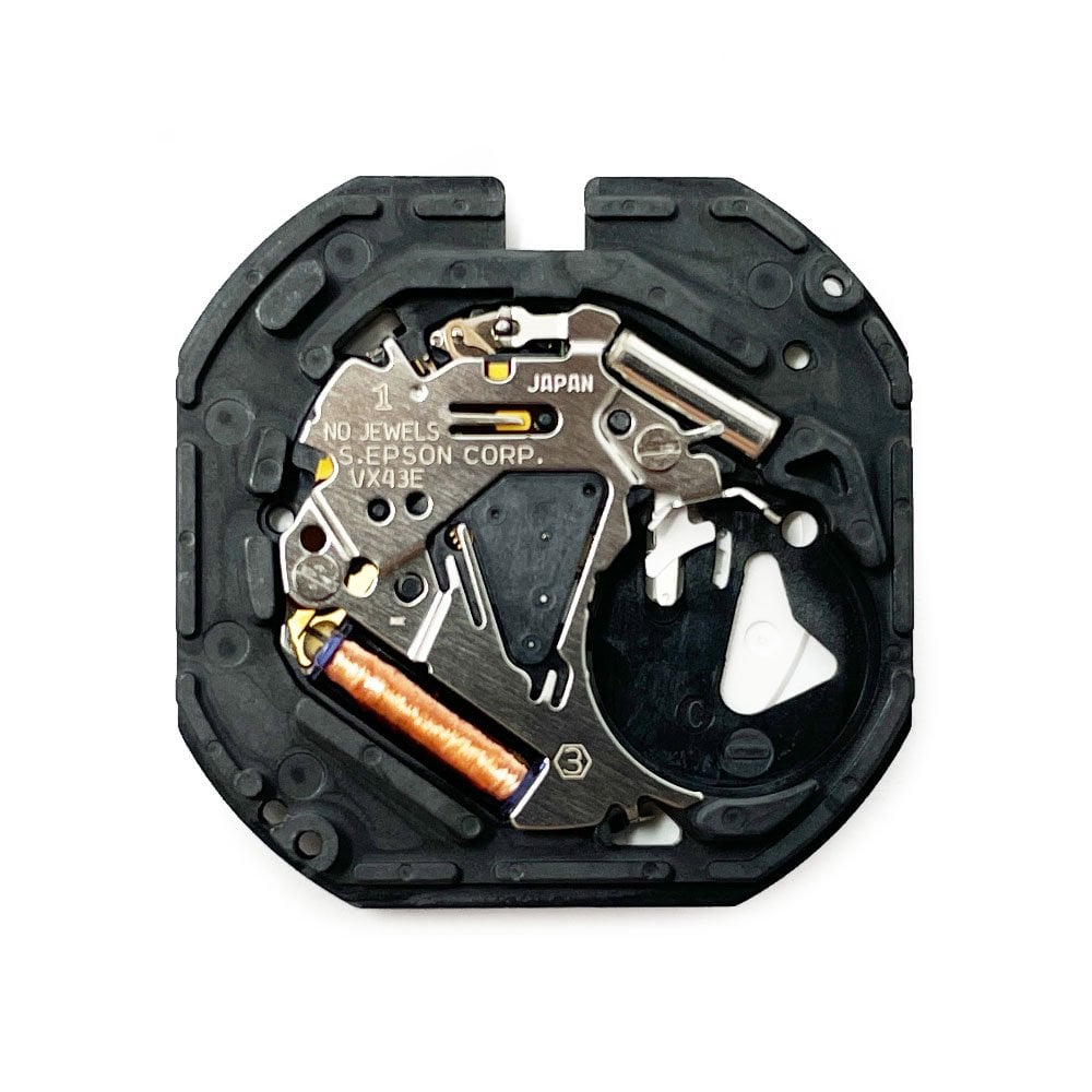 Hattori VX43 Quartz Watch Movement (Day & Date at 3h)