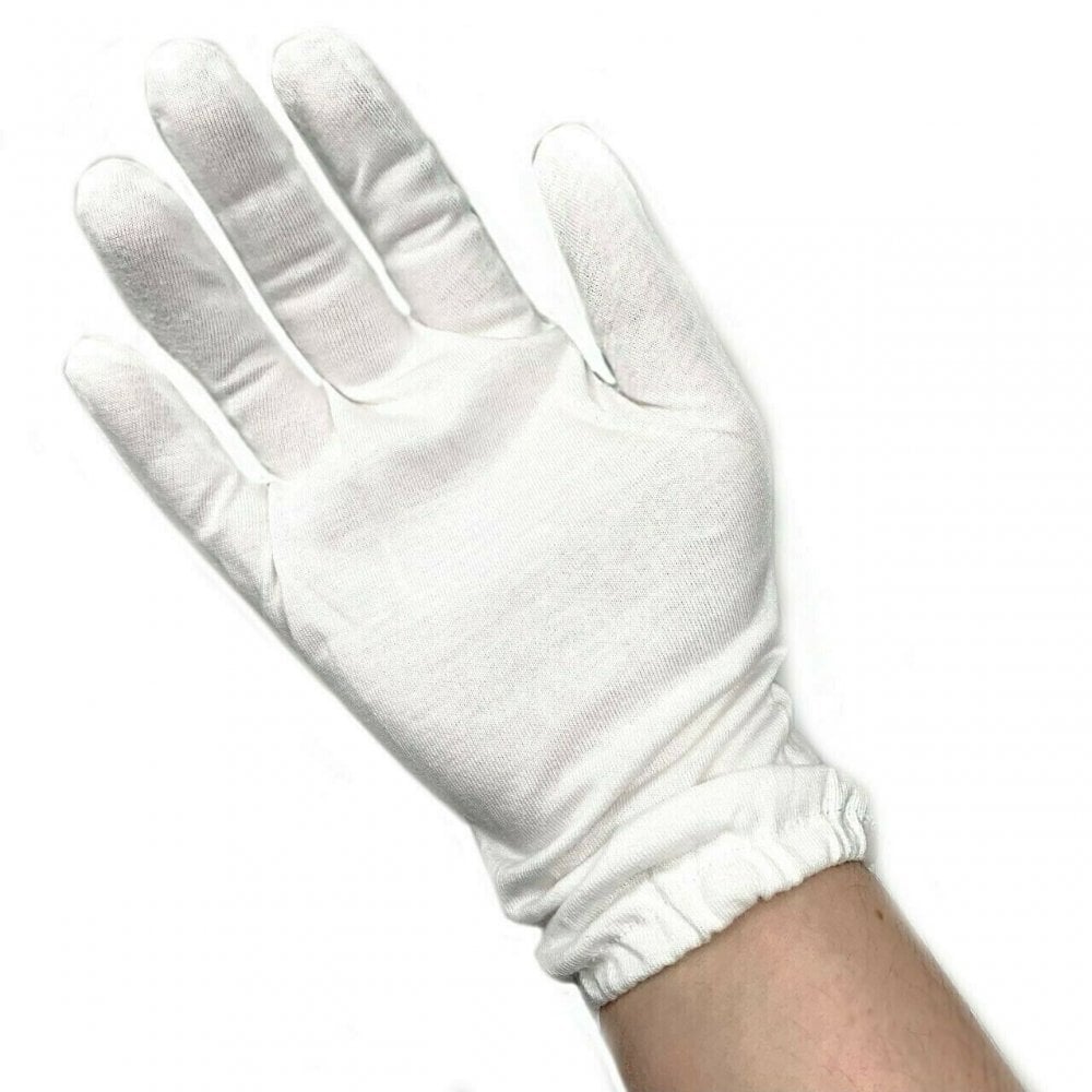 Soft White Gloves for Polishing