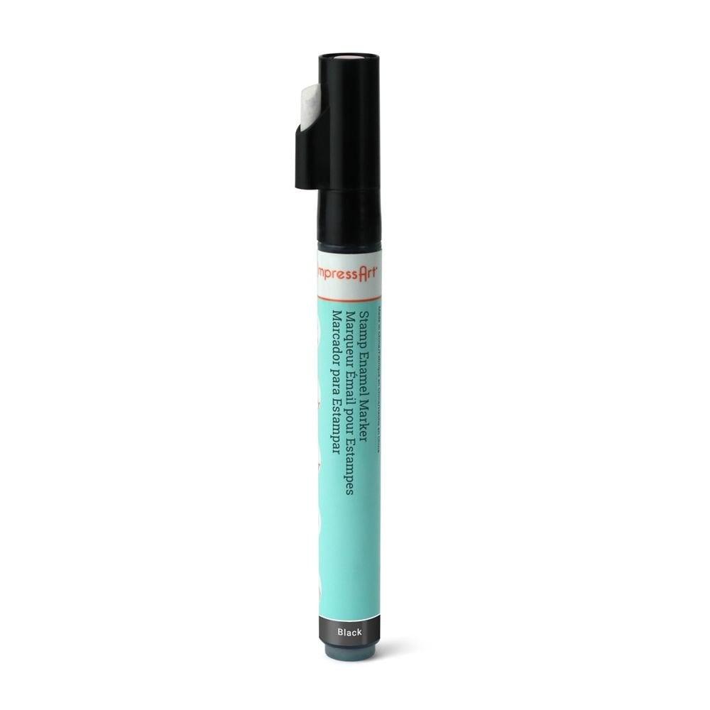 ImpressArt Stamp Enamel Marker, Black
