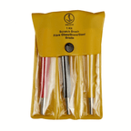Fibreglass, Brass & Steel Scratch Brush Set