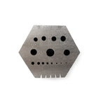 Hexagonal Riveting Stake 15 Holes