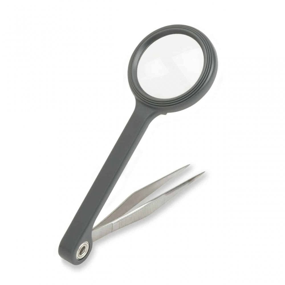 Carson MagniGrip 4.5x Magnifier with Tweezers