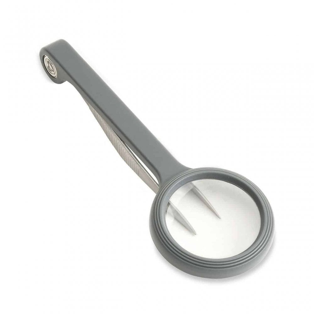 Carson MagniGrip 4.5x Magnifier with Tweezers