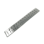 Large Teardrop Draw Plate 30 Holes 1.5x2.5 - 3.7x5.0mm