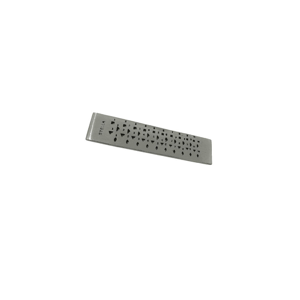 Universal Multi Shape Draw Plate 40 Holes