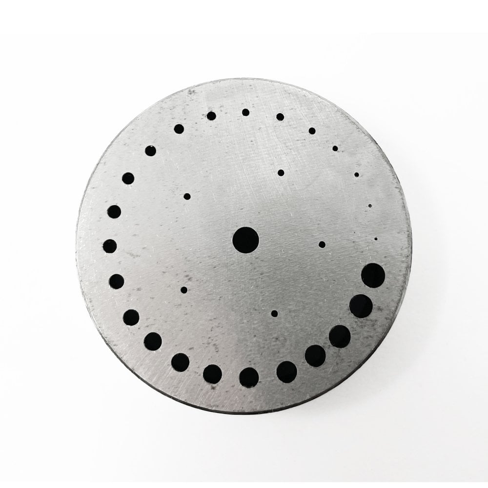 Round Staking & Riveting Block, 22 Holes