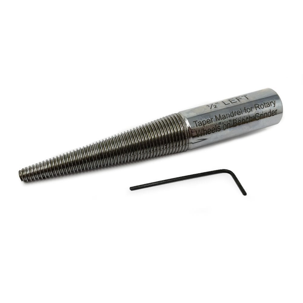 Left Hand Taper Spindle 1/2" (12mm) Bore