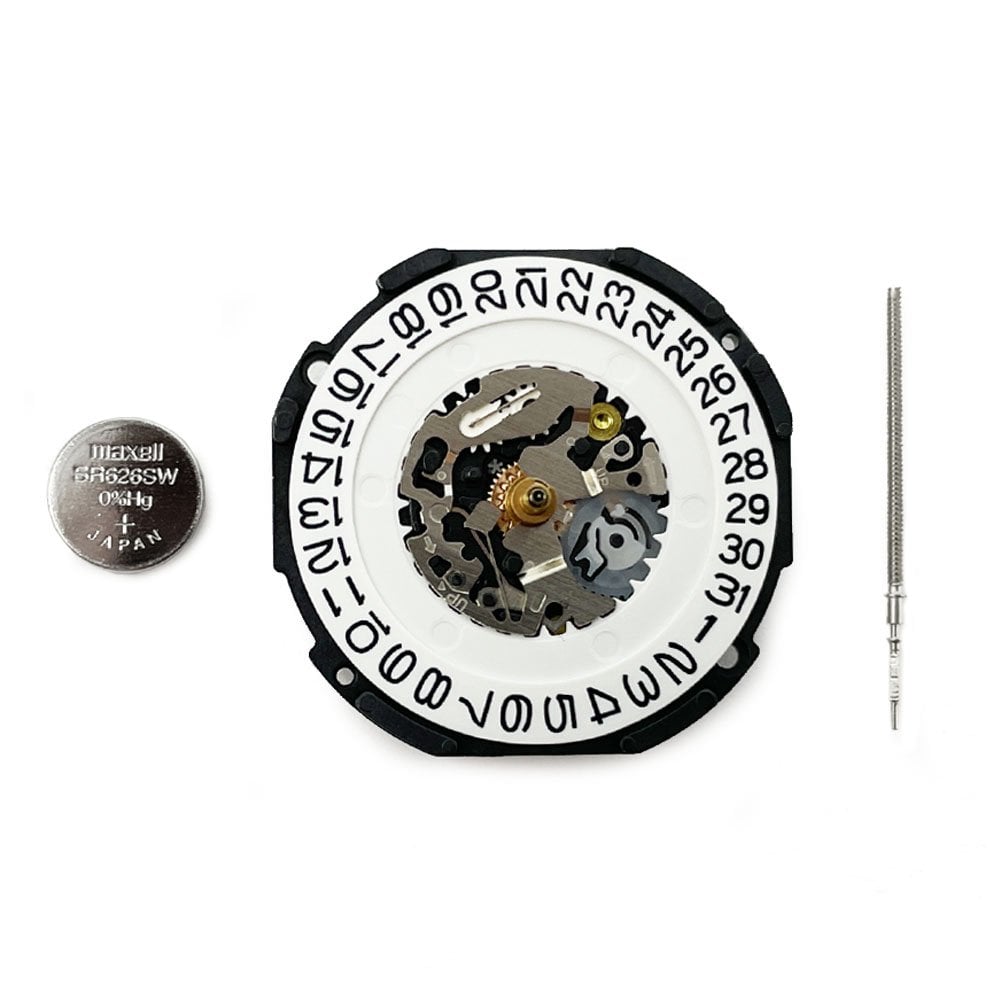 Hattori AL32 Quartz Watch Movement (Date at 3h)