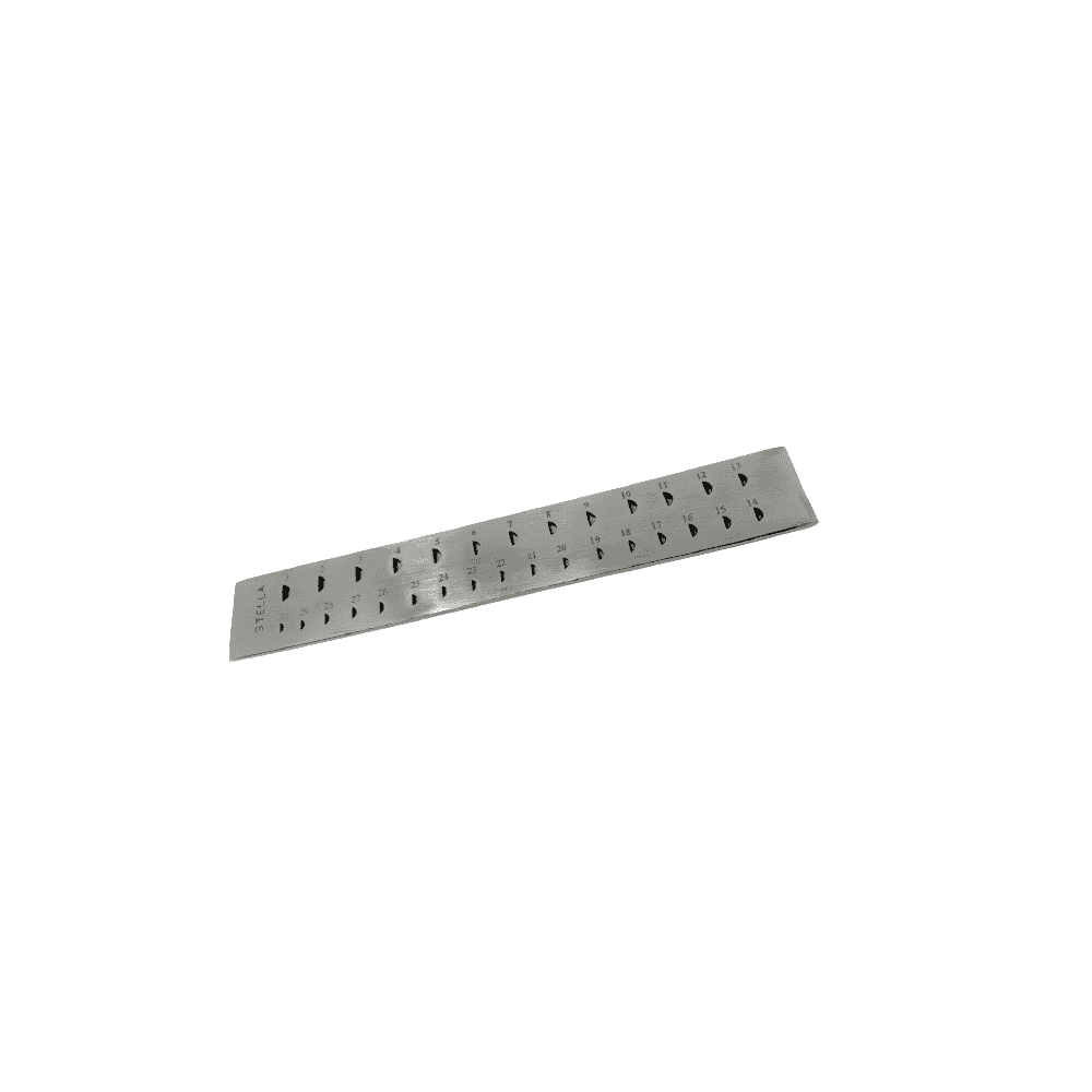 Half Round Draw Plate 30 Holes 1.5-2.2mm