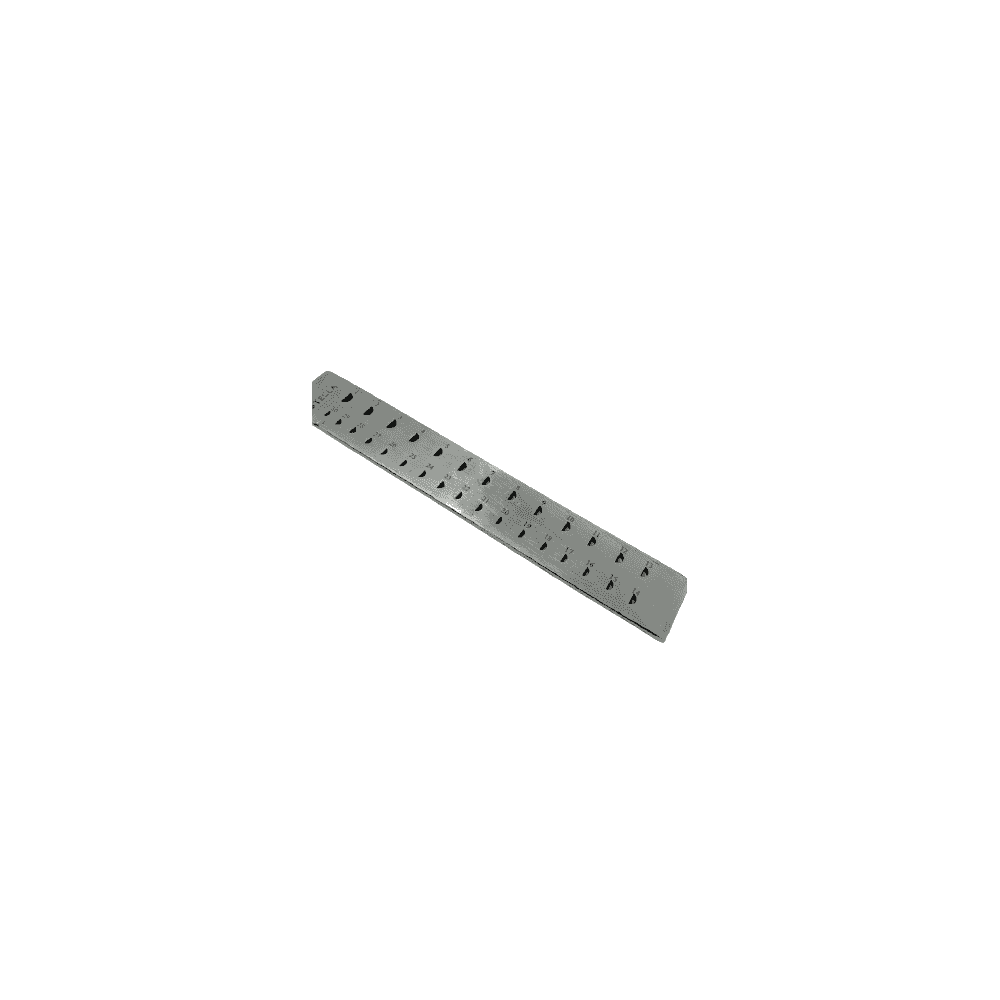 Half Round Draw Plate 30 Holes 1.5-2.2mm