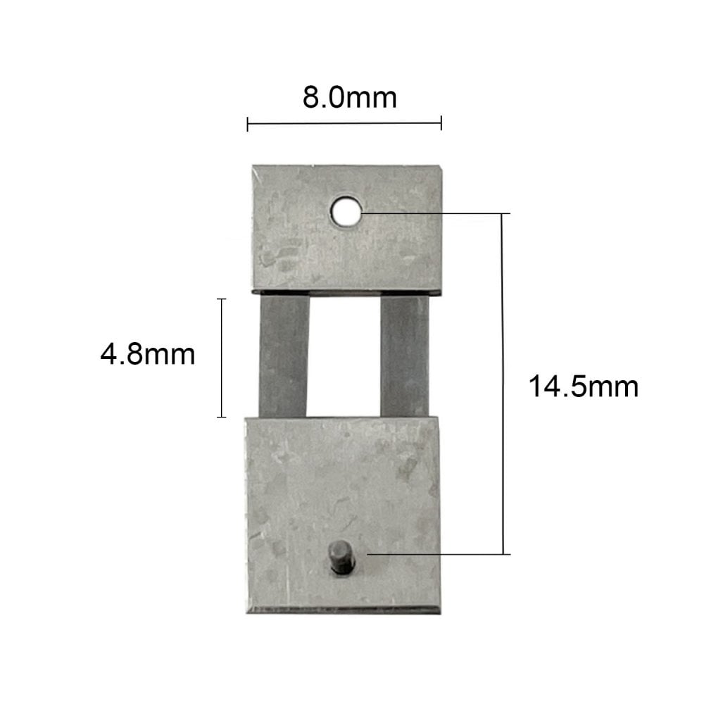 German & English Clock Suspension 14.5mm x 8.0mm x 4.8mm