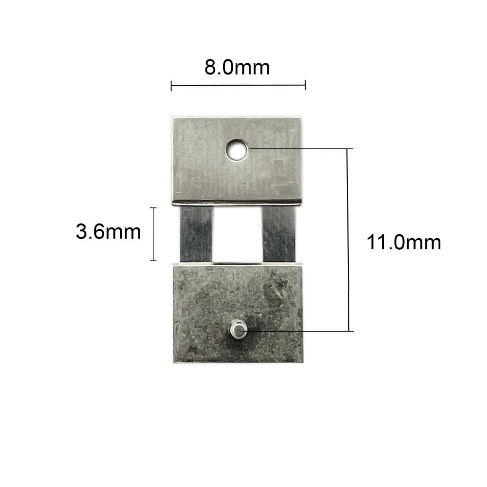 German & English Clock Suspension 11.0mm x 8.0mm x 3.6mm