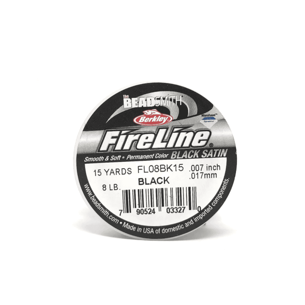 Fireline Beading Thread 8lb, Black, 0.17mm x 15 Yard