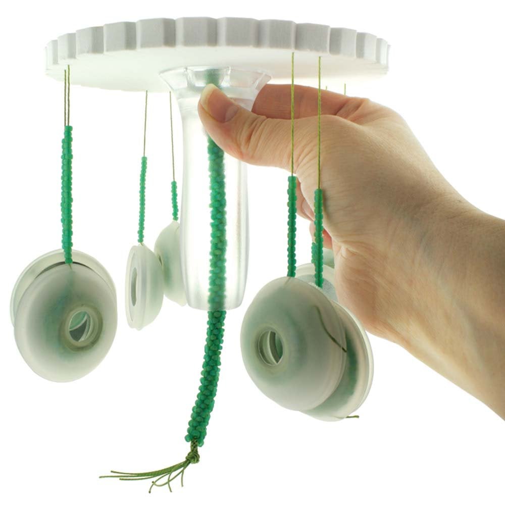 Ergonomic Kumihimo Clear Plastic Handle