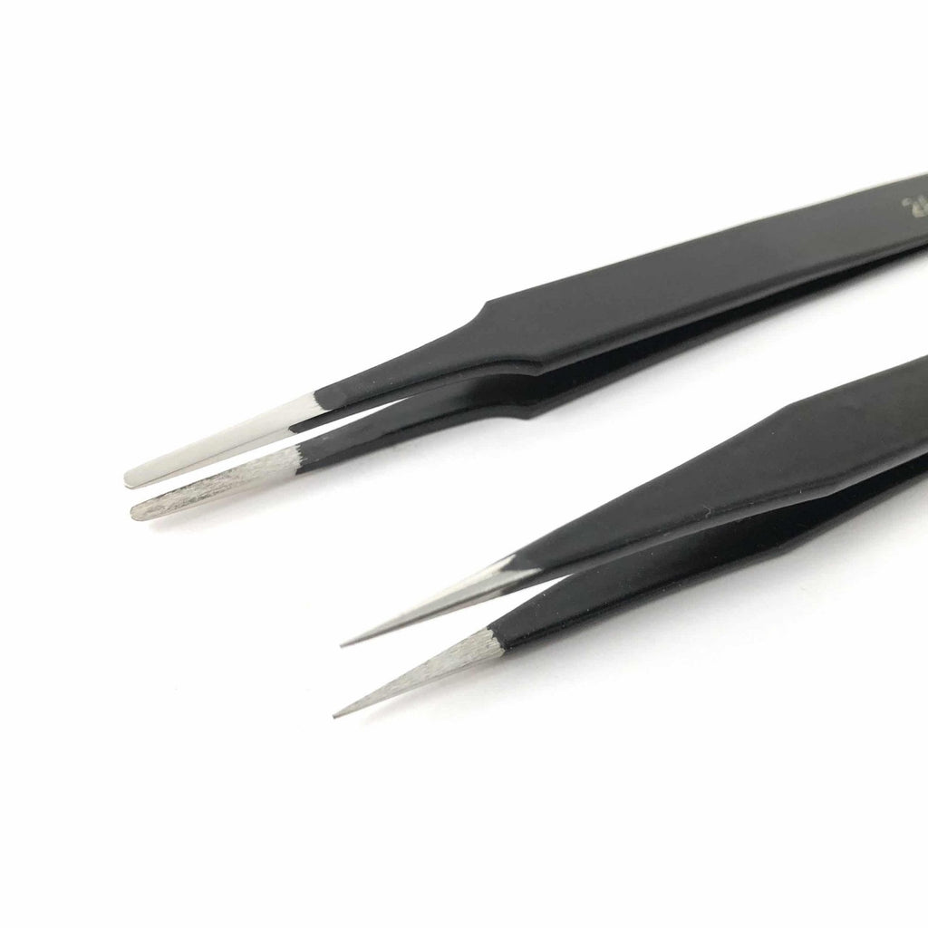 Epoxy Coated Tweezers Set of 6