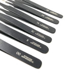 Epoxy Coated Tweezers Set of 6
