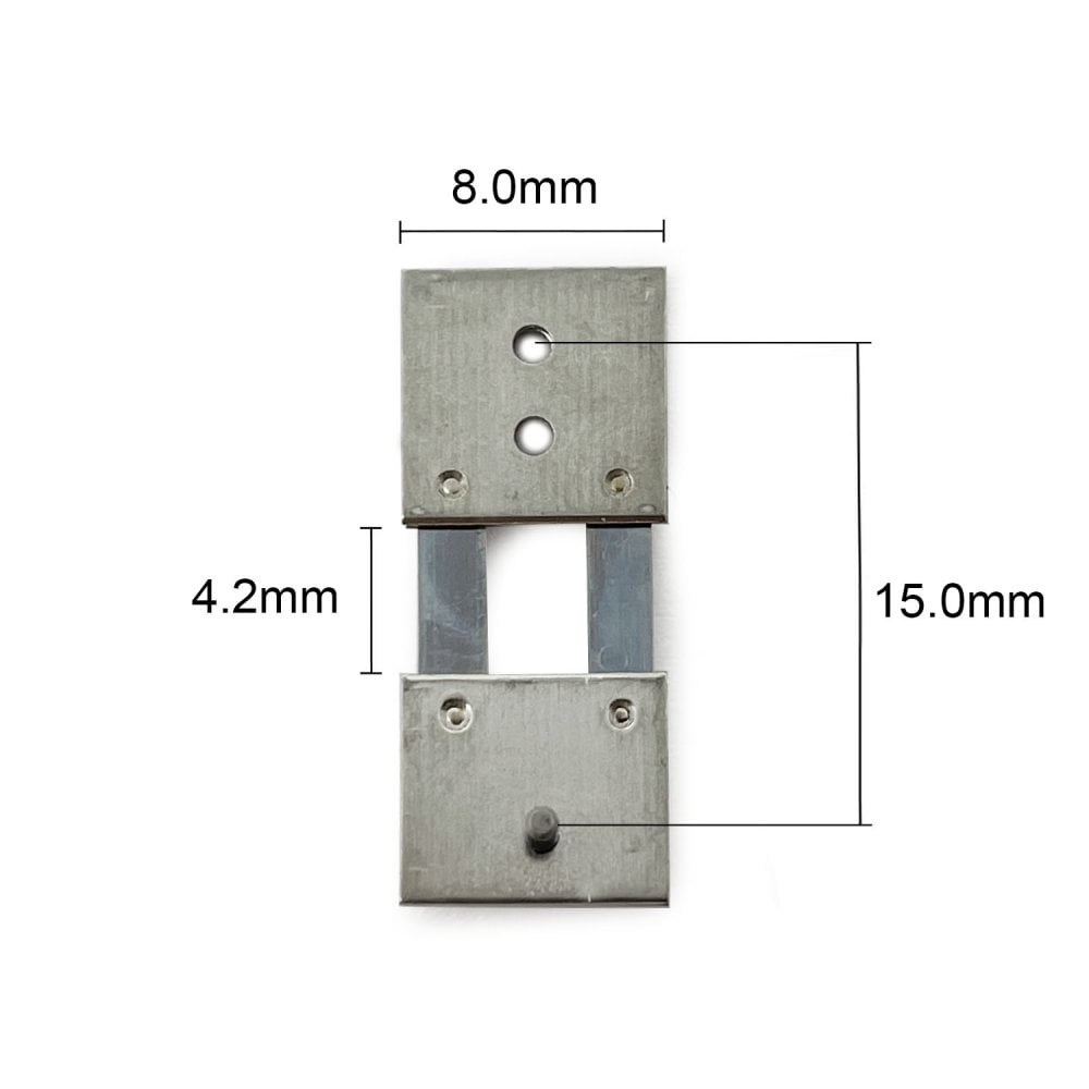 German & English Clock Suspension 15.0mm x 8.0mm x 4.2mm