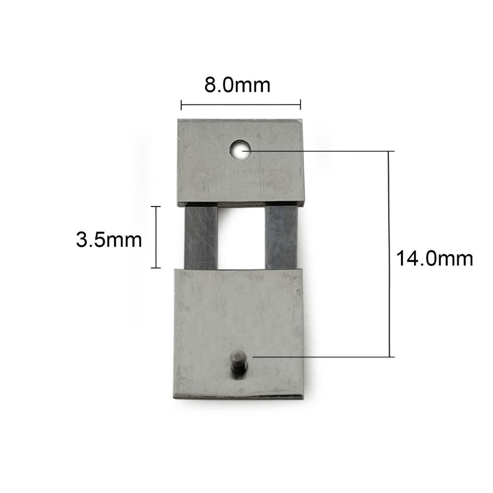 German & English Clock Suspension 14.0mm x 8.0mm x 3.5mm
