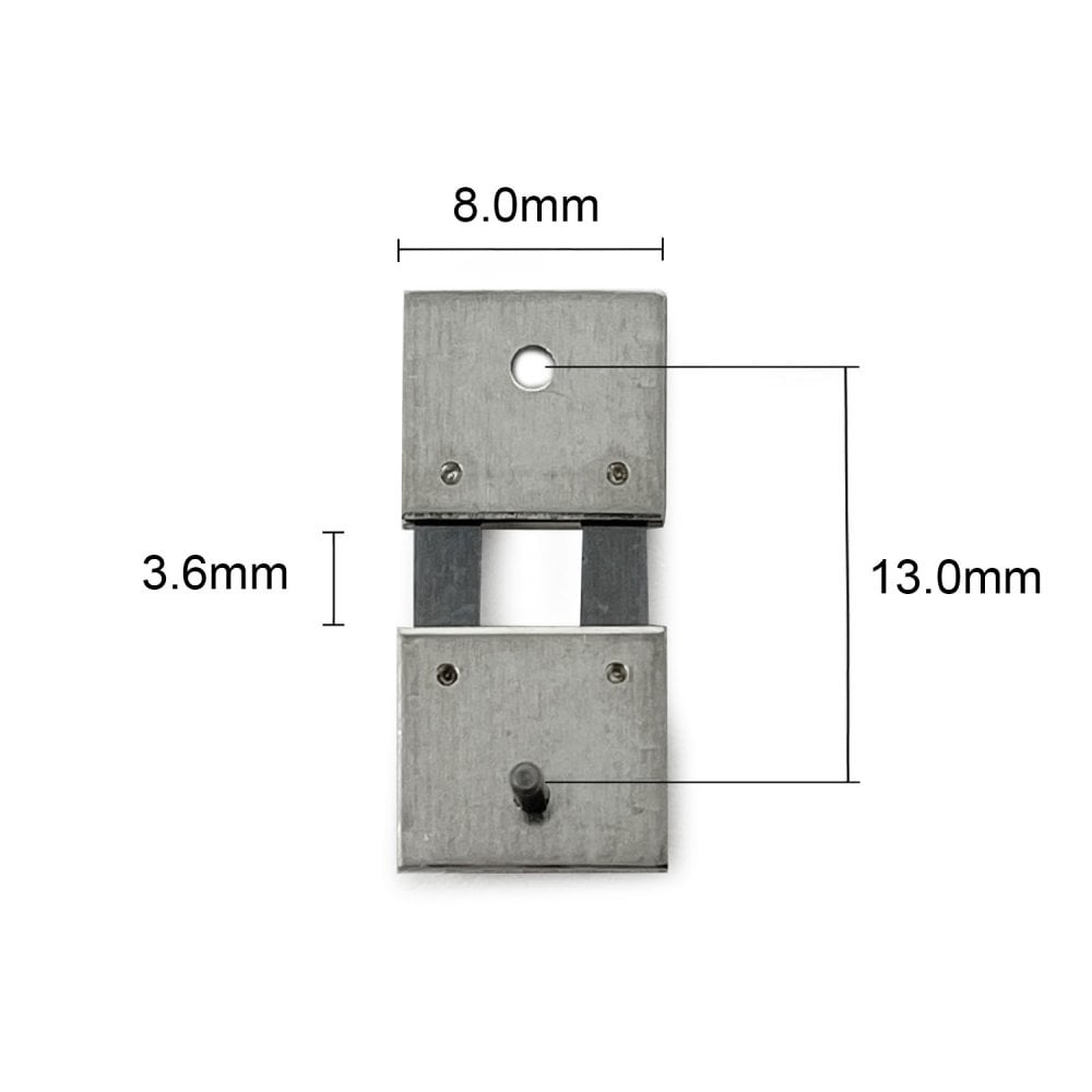 German & English Clock Suspension 13.0mm x 8.0mm x 3.6mm