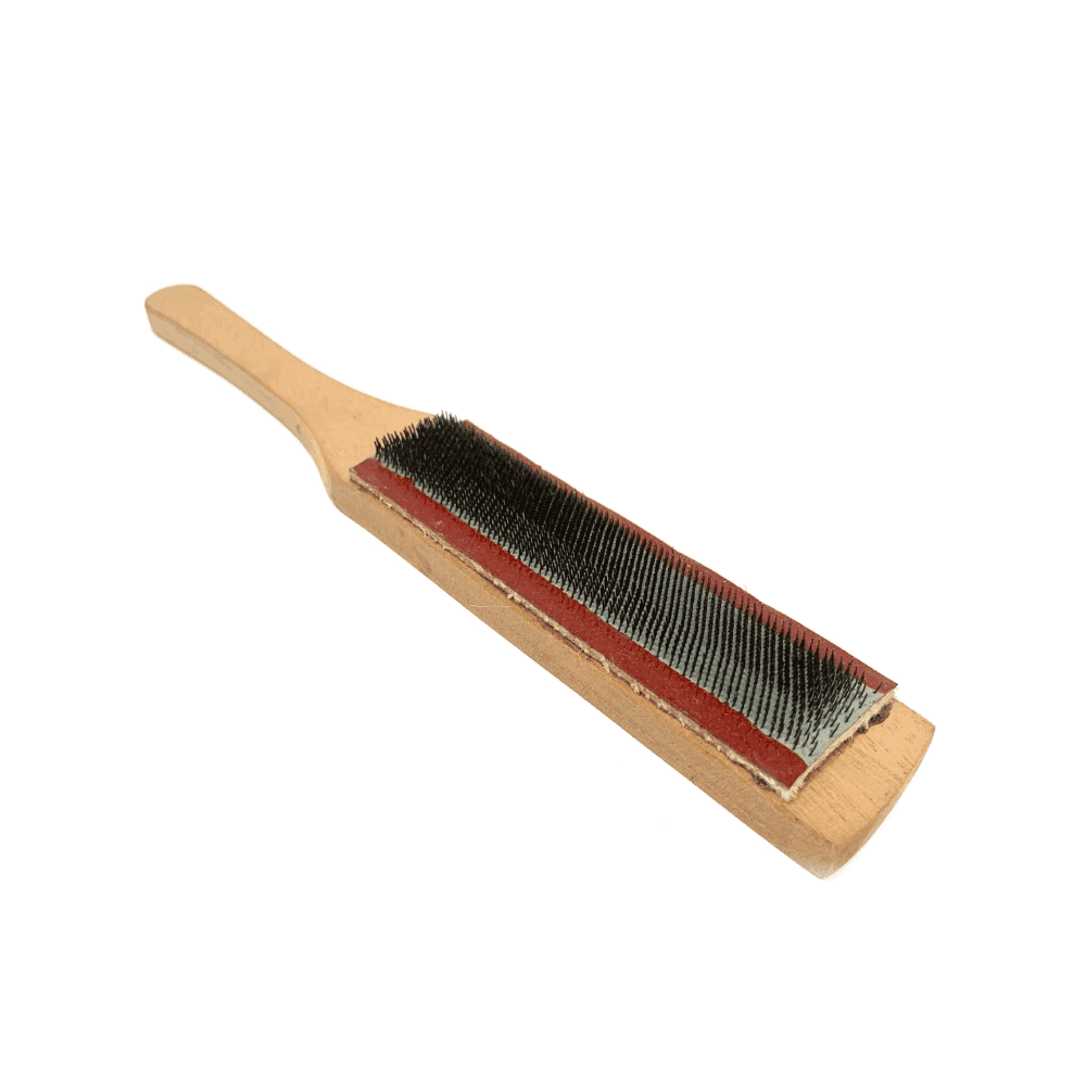 File Cleaning Brush with Steel Teeth