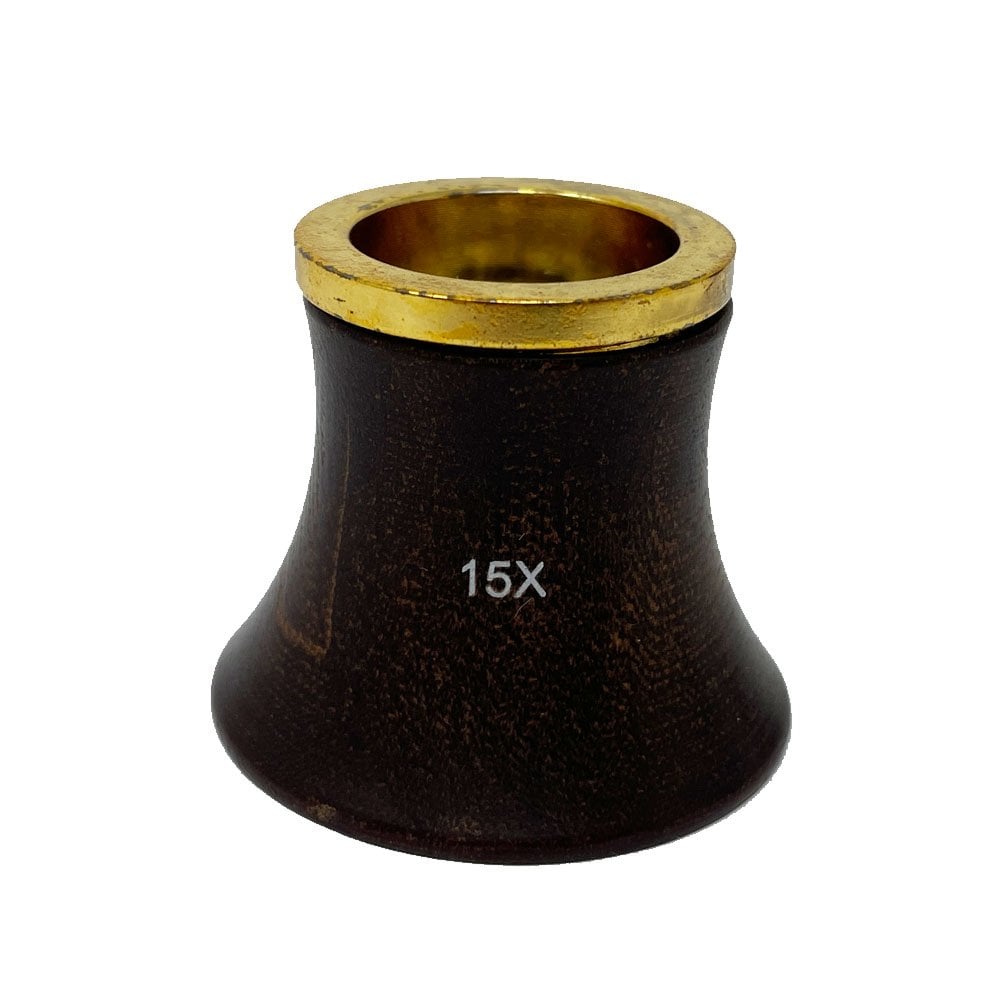 Wooden Eye Loupe, 15x Magnification