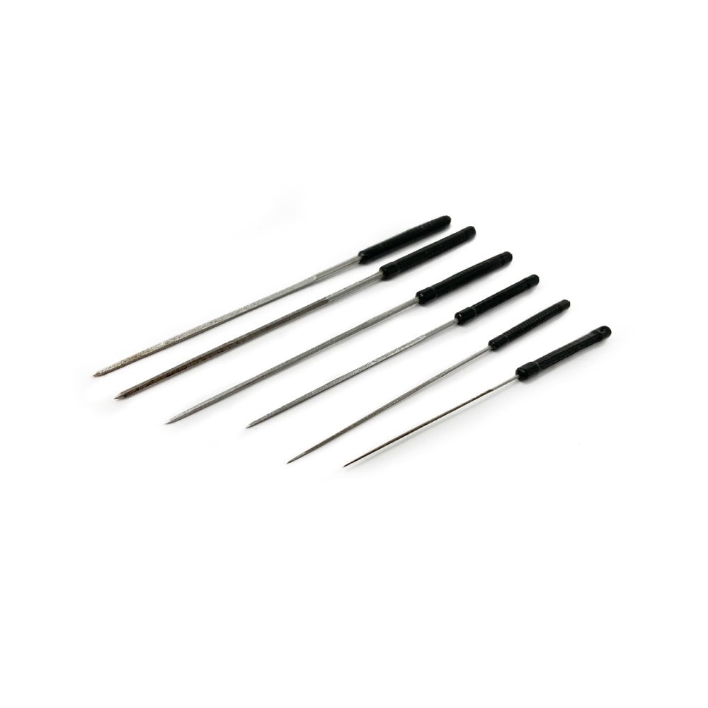 Set of 6 Cutting Broaches, 0.80mm - 2.30mm