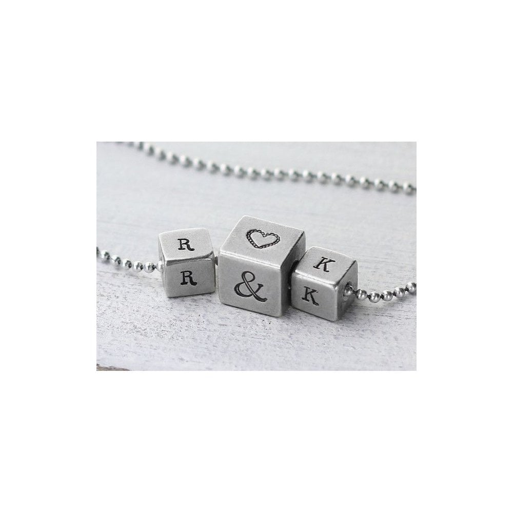 ImpressArt Pewter Small Cube Stamping Blanks, 4 Pack