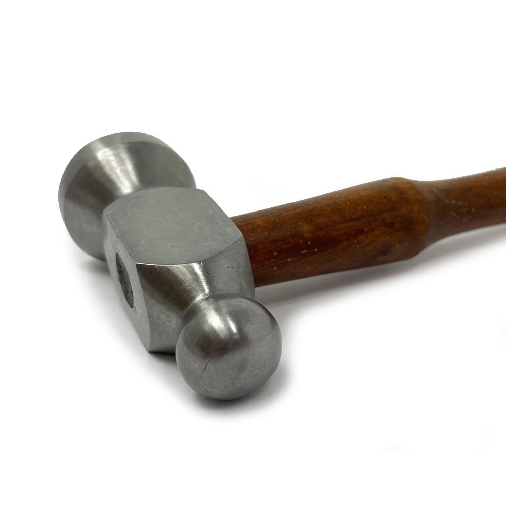 Chasing & Repousse Hammer with 31mm Flat Head, 9oz