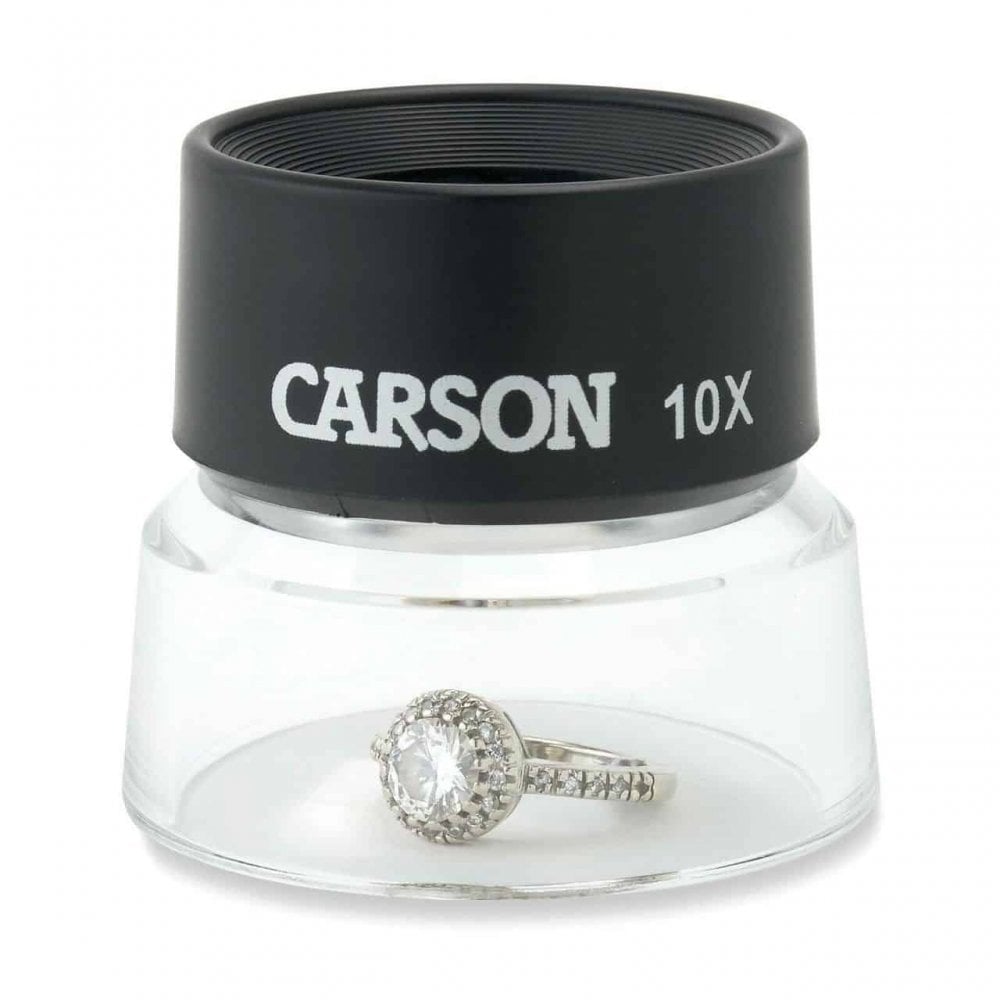 Carson LumiLoupe Small 10x Stand Magnifier