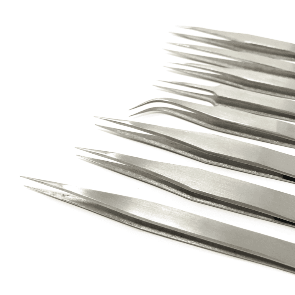 Antimagnetic Tweezers Set of 8