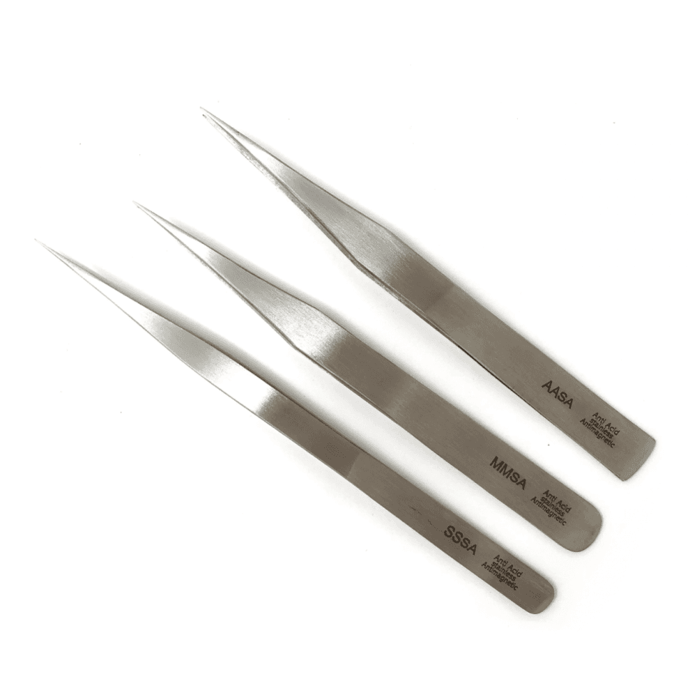 Antimagnetic Tweezers Set of 8