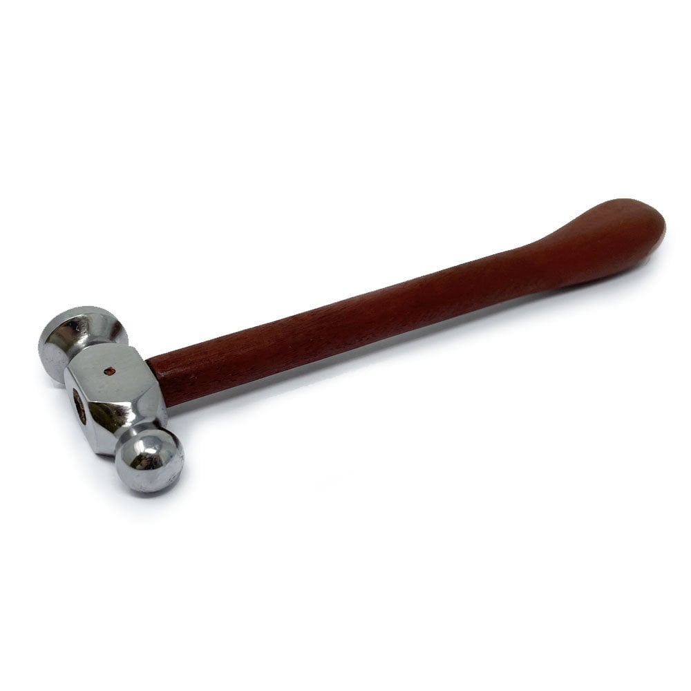 Chasing & Repousse Hammer with 25mm Flat Head, 6oz