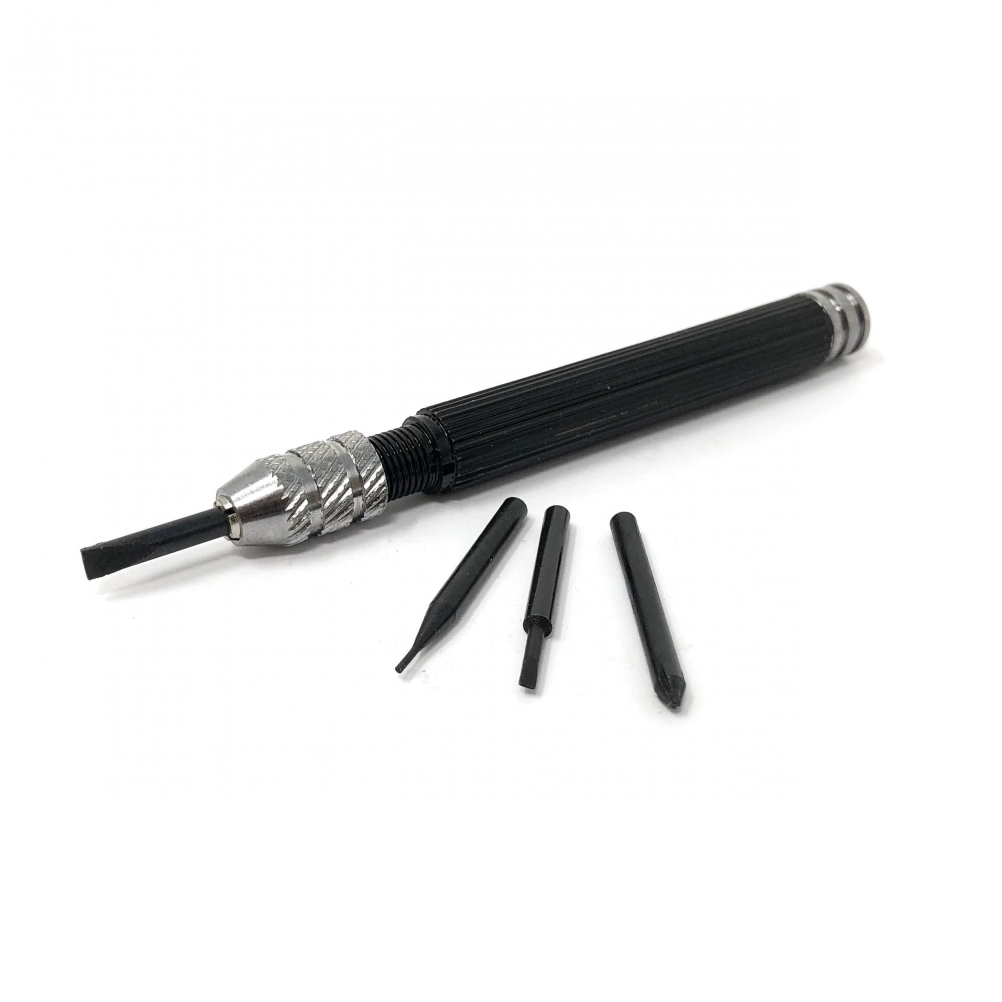 Watchmaker's Screwdriver with 4 Interchangeable Blades