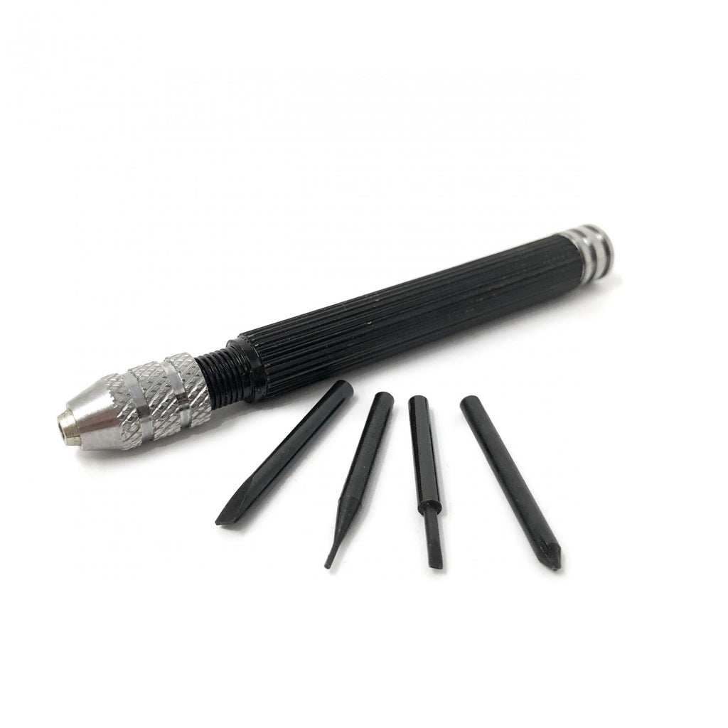 Watchmaker's Screwdriver with 4 Interchangeable Blades