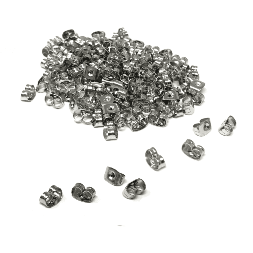 Stainless Steel Butterfly Earring Backs - Pack of 144