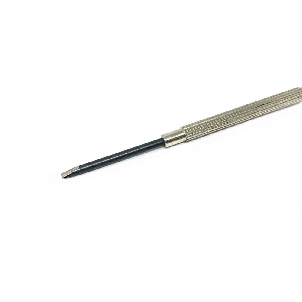 Small & Flat Nickelled Screw Driver - 2.3mm