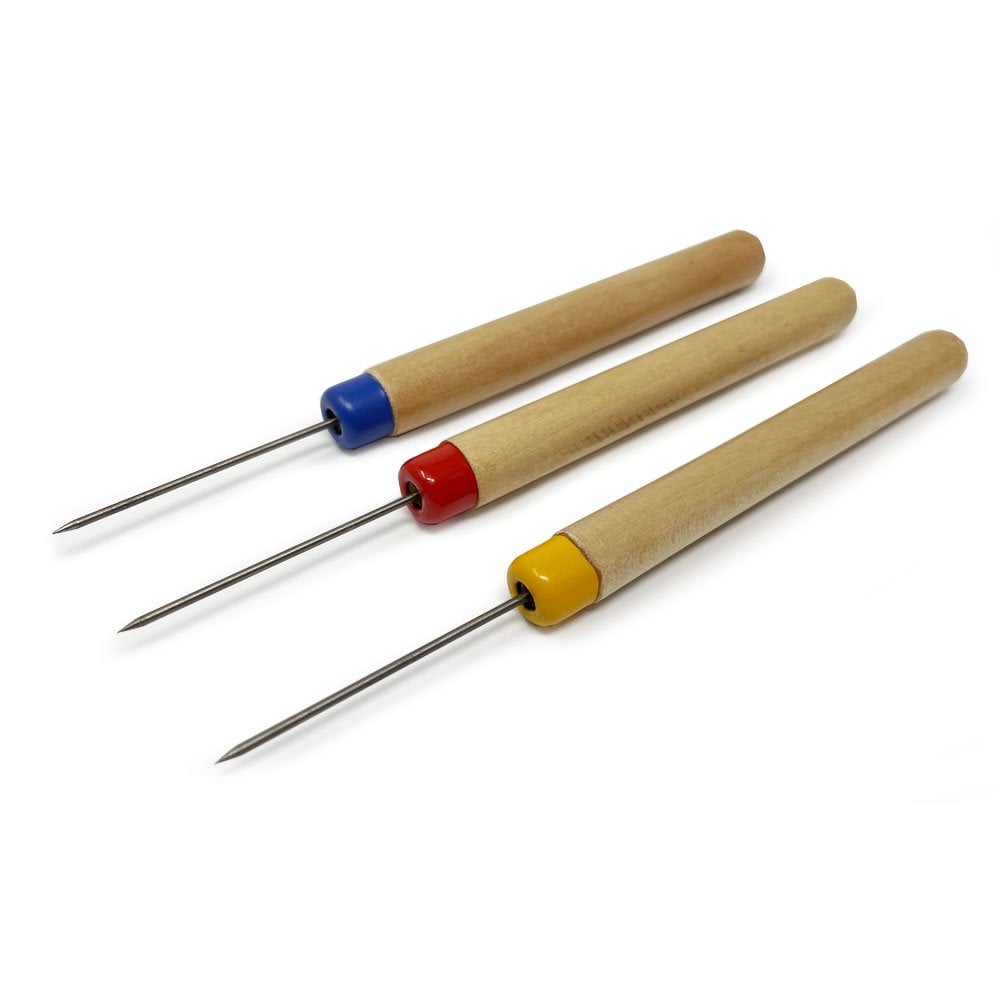 Titanium Solder Picks Set of 3 with Wooden Handles